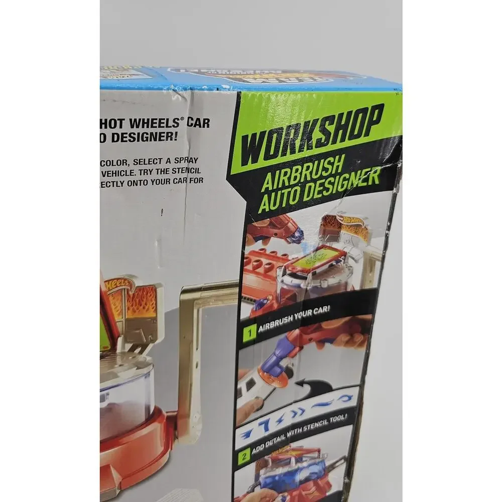 NEW 2013 HOT WHEELS WORKSHOP AIRBRUSH AUTO DESIGNER with SUPER VAN NIB